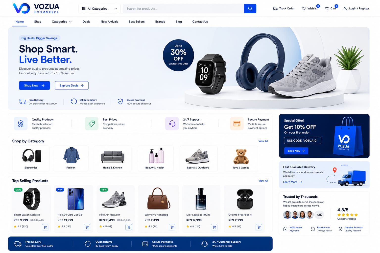 E-Commerce App & Website