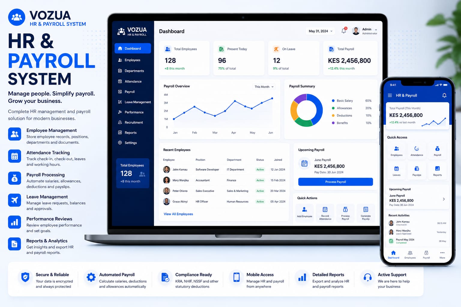 HR & Payroll System